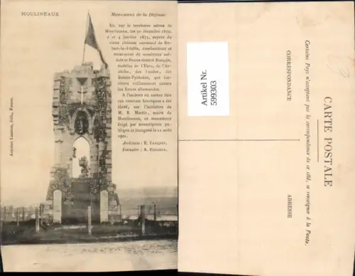 599303,Moulineaux Monument de la Defense Denkmal France