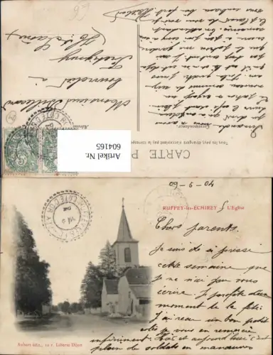 604165,Ruffey-les-Echirey L Eglise Kirche France