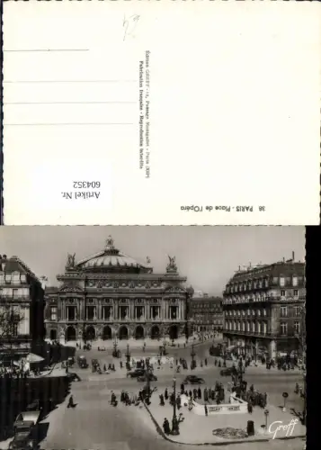 604352,Paris Place de l Opera Oper France