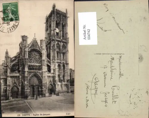 604742,Dieppe Eglise St-Jacques Kirche France