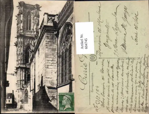 604745,Nevers Tour de la Cathedrale Kathedrale France
