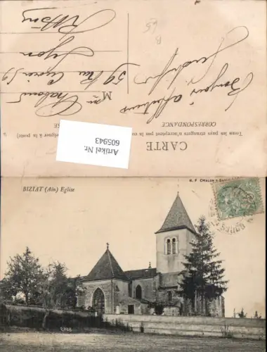 605943,Biziat Ain Eglise Kirche France
