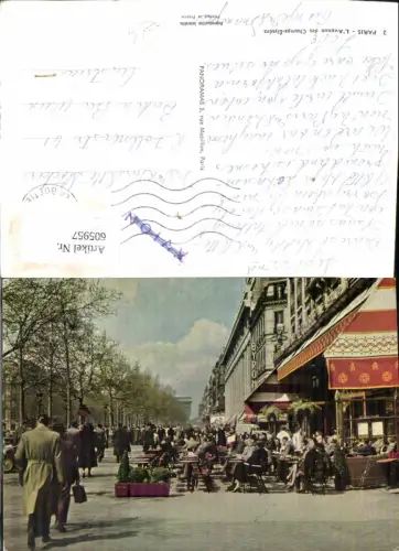 605957,Paris L Avenue des Champs-Elysees France