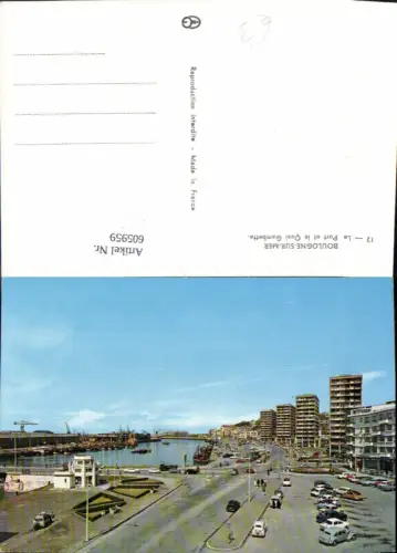 605959,Boulogne-sur-Mer Le Port et le Quai Gambetta Hafen Schiffe France