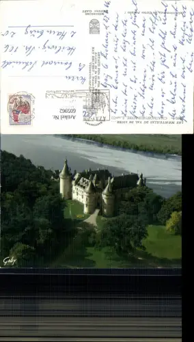 605962,Chaumont-sur-Loire Les Merveilles du Val de Loire Schloss Luftbild France