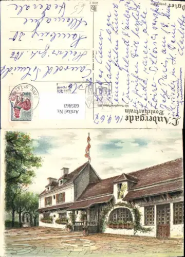 605963,Künstler Ak Pontchartrain L Aubergade France