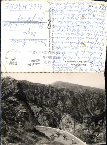 605969,Foto Ak Piana Corse La route des Calanche Wanderer France