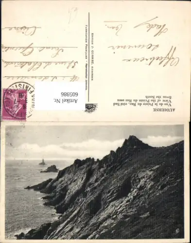 605986,Audierne Vue de la Pointe du Raz cote Sud Küste France