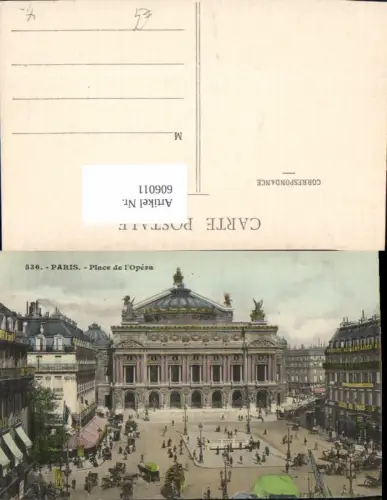 606011,Paris Place de l Opera Oper France
