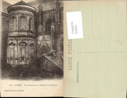 615554,Vannes Tour Renaissance et Cloitre de la Cathedrale Kirche Kathedrale France