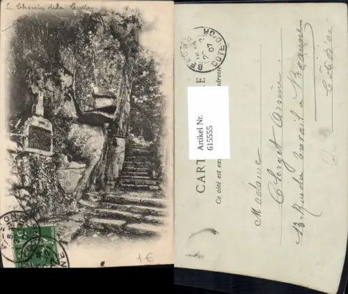 615555,Avallon Yonne Umgebung Kreuz Stiegen Berg France