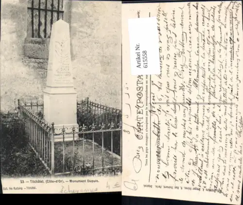 615558,Tilchatel Cote d Or Monument Dupuis Denkmal France