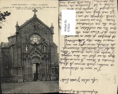 615622,Saint-Walfroy L Eglise vue generale Kirche France