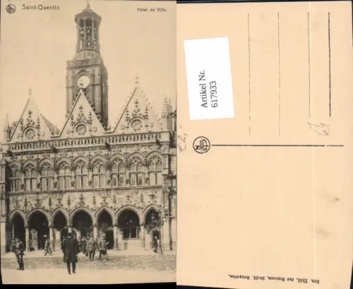 617933,Saint-Quentin Hotel de Ville France