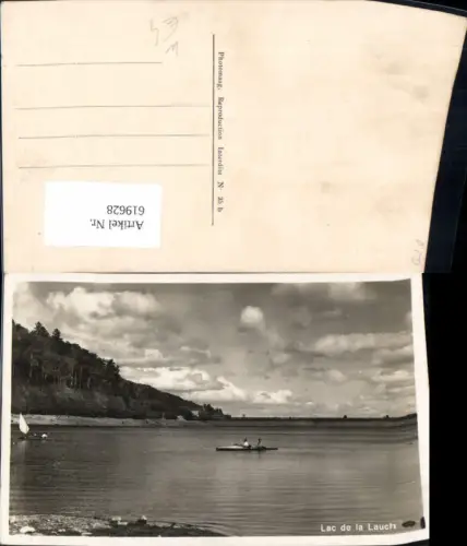 619628,Foto Ak Lac de la Lauch Boot Le Markstein Oderen France