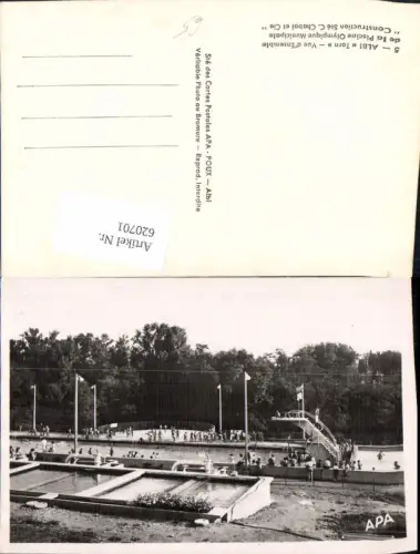 620701,Foto Ak Albi Tarn Vue d Ensemble de la Piscine Olympique Municipale Schwimmbad France
