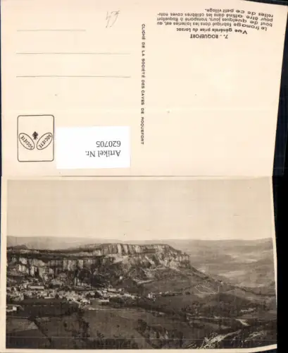 620705,Roquefort Vue generale prise du Larzac France