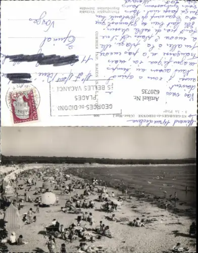620735,Foto Ak St-Georges-de-Didonne La Plage Strand Strandleben France