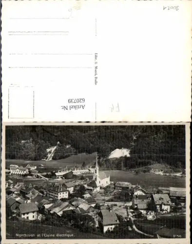 620739,Foto Ak Montbovon et l Usine electrique France