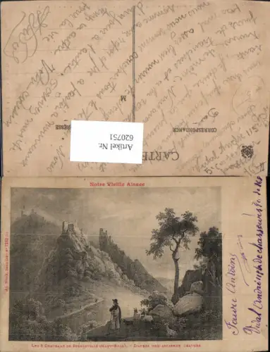 620751,Les 3 Chateaux de Ribeauville Haut-Rhin Ziegen Hirte France