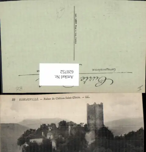 620752,Ribeauville Ruines du Chateau Saint-Ulrich Schloss Ruine France