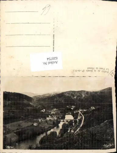 620754,Vallee de la Sioule Le Pont de Menat Brücke France