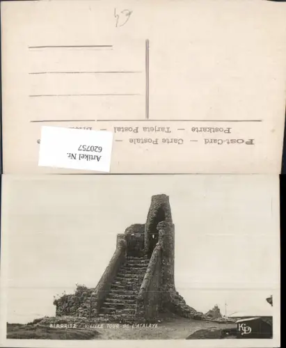 620757,Biarritz Vieille Tour de l Atalye Turm Ruine France