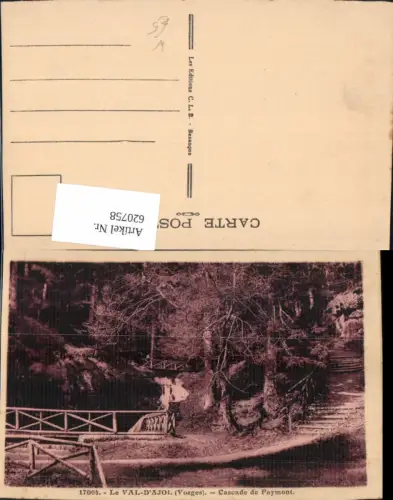 620758,Le Val-d'Ajol Vosges Cascade de Faymont Wasserfall France