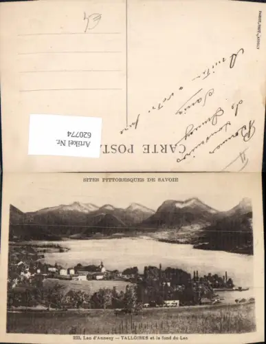 620774,Lac d Annecy Talloires et le fond du Lac France