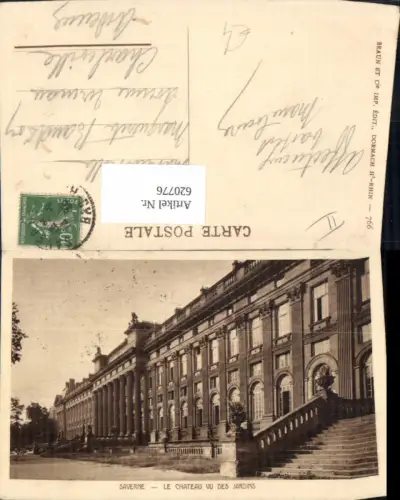 620776,Saverne Le Chateau vu des Jardins Schloss France