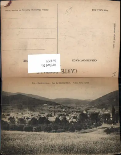 621271,Haute Alsace Vue de Massevaux Vallee de la Doller France