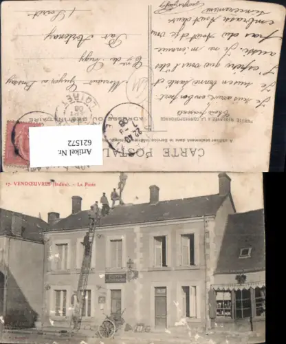 621572,Vendoeuvres Indre La Poste Post Postamt Postwesen France