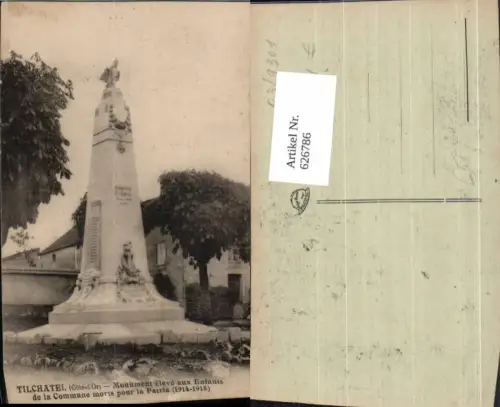 626786,Tilchatel Monument eleve aux Enfants de la Commune morts pour la Patrie WW1 France