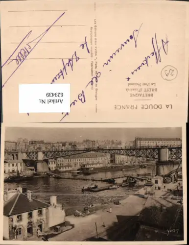 629439,Bretagne Brest Finistere Le Pont National Brücke France