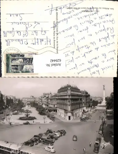 629442,Foto Ak Bordeaux Les Allees de Tourny et le Cours du XXX Juillet France