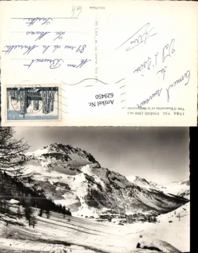 629450,Foto Ak Val d Isere Vue d Ensemble et le Bellevarde Winteransicht France