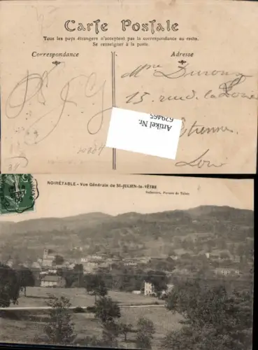629465,Noiretable Vue Generale de St-Julien-la-Vetre France