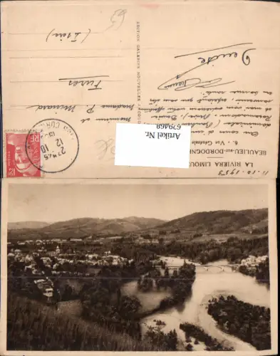 629468,La Riviera Limousine Beaulieu-sur-Dordogne Correze Vue Generale France