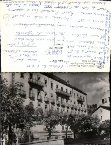 629475,Foto Ak St-Nectaire-le-Bas Station Thermale homologuee Hotel de Paris France