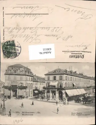 630111,Mülhausen i. Elsass Mulhouse Neues Quartier Place du nouveau quartier France