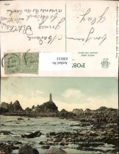 630113,Jersey Corbier Lighthouse Leuchtturm Kanalinsel France