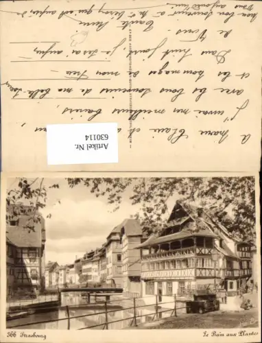 630114,Strasbourg Straßburg Le Bain aux Plantes France