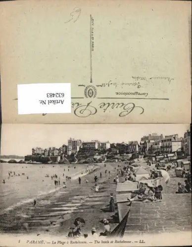 632483,Parame La Plage a Rochebonne Strand Strandleben France