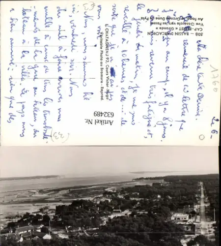 632489,Foto Ak Bassin d Arcachon Cap Ferret Gironde Vue Generale vers les Passes France