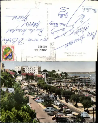 632492,Foto Ak Arcachon Vue generale de la Plage France