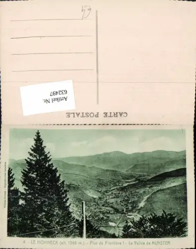 632497,Le Hohneck Plus de Frontiere La Vallee de Munster France
