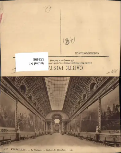 632498,Versailles Le Chateau Galerie des Batailles France