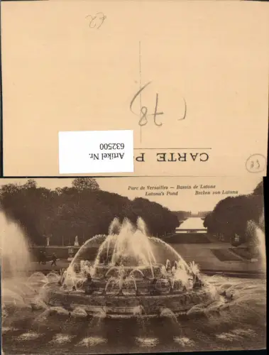 632500,Parc de Versailles Bassin de Latone Brunnen Springbrunnen France