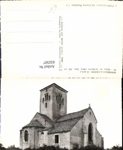 632507,Foto Ak Sennecey-le-Brand Eglise de St-Martin Kirche France