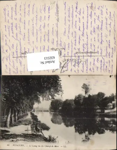 632513,Nemours Le Loing vu du Champ de Mars France